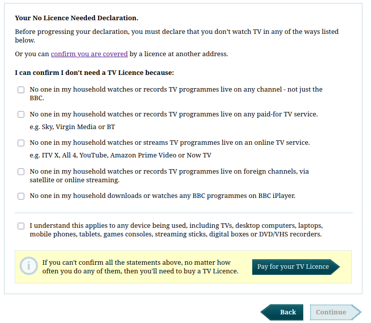 Final bit of the declaration